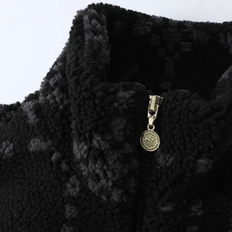 PUMA FW24 GAME ON SHERPA Velvet feel Coat Unisex Black-1
