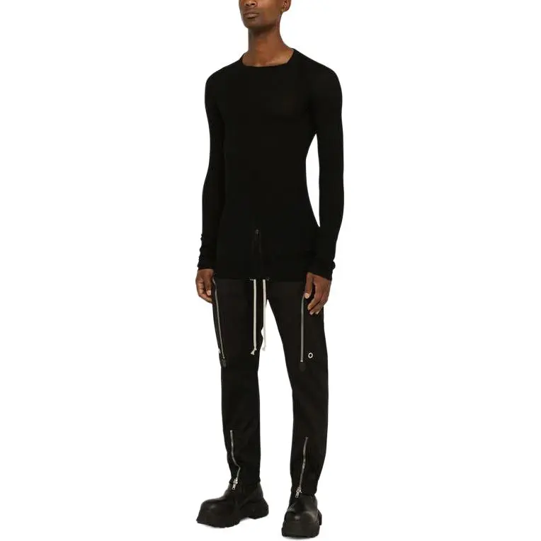 RICK OWENS T Shirts Men Black-2