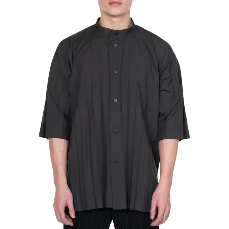 Homme Plissé Issey Miyake Edge Pressed crease Shirt-1