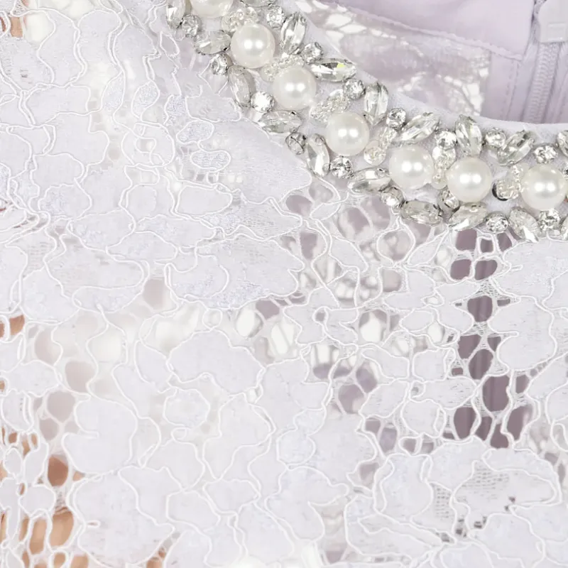 Self portrait Lace Mini Dress-4