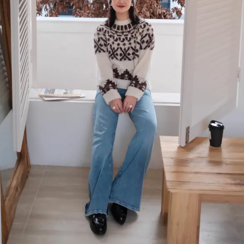 FRAME Fair Isle Sweater-3