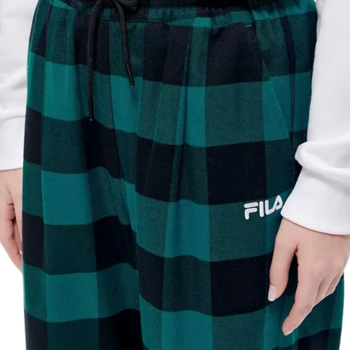 FILA FUSION BASEBALL Series Knitted Sports Pants Women's Navy-4