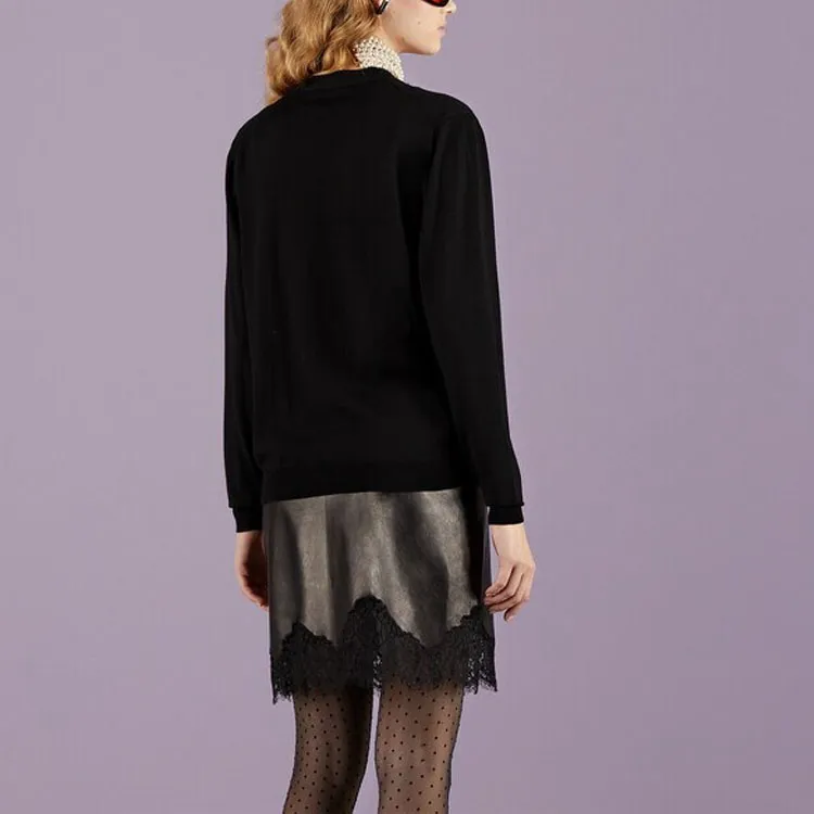 GUCCI Gg Intarsia Knit Cardigan-3