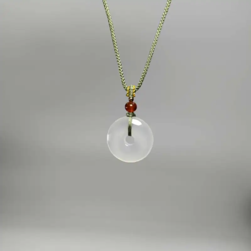 YOULING Chalcedony Jade Necklaces Unisex-5
