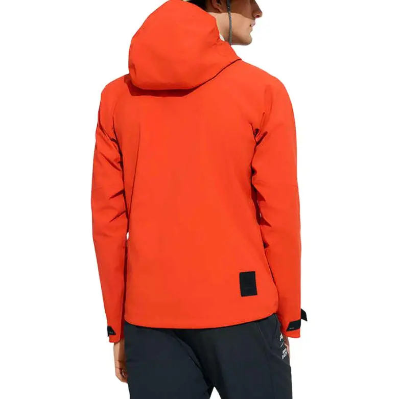 FILA Water-Resistant Windbreaker Jacket Men's Sandy Orange-4