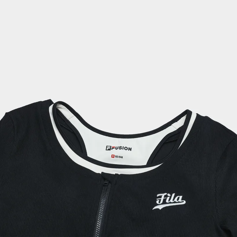 FILA FUSION T Shirt Women's Jet Black-2