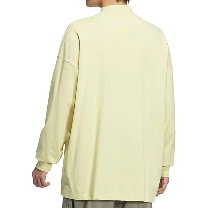 Adidas SS25 T Shirt Men's Light Yellow-3