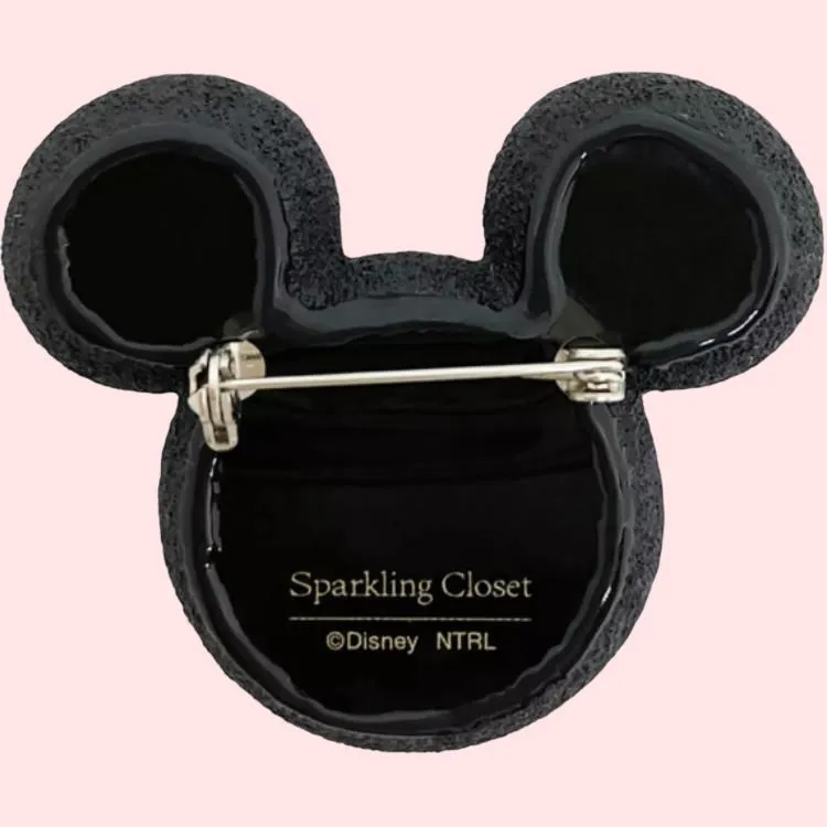 Disney Mickey Mouse Head, Crystal Badges-2