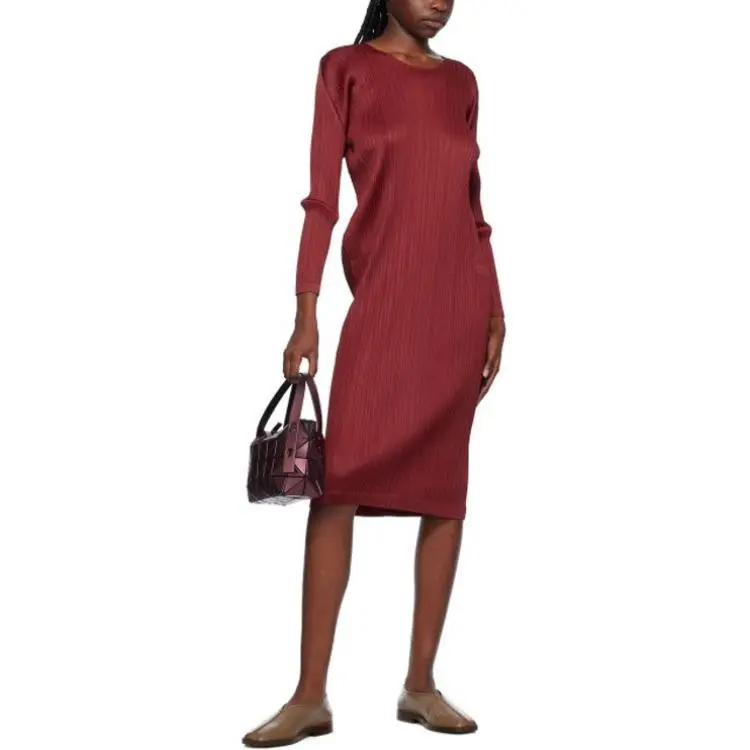 ISSEY MIYAKE November Pleated Dress-3