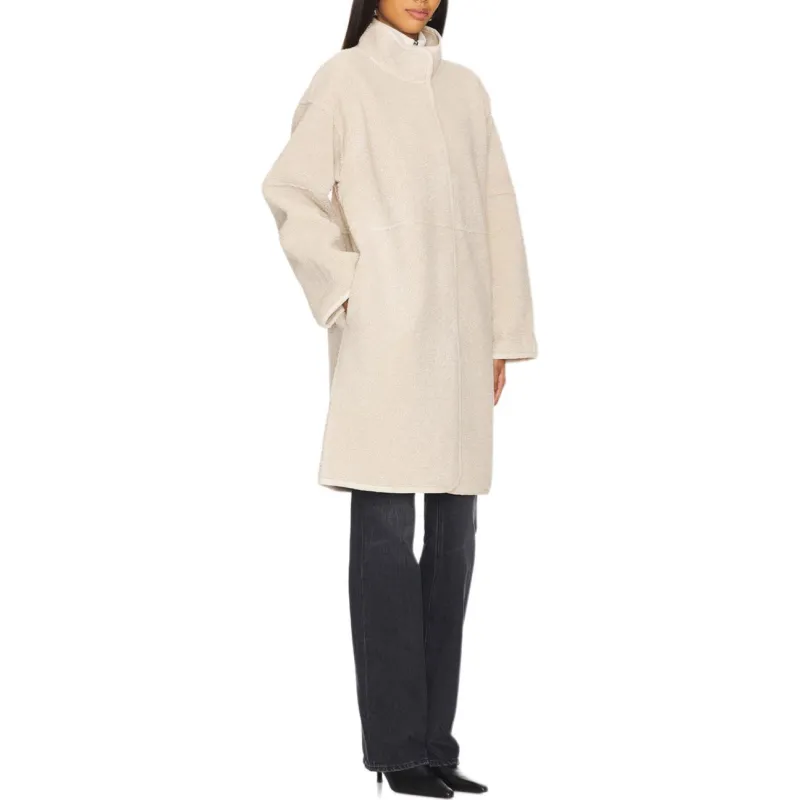 VELVET GLOVE Coat Women's Beige-3