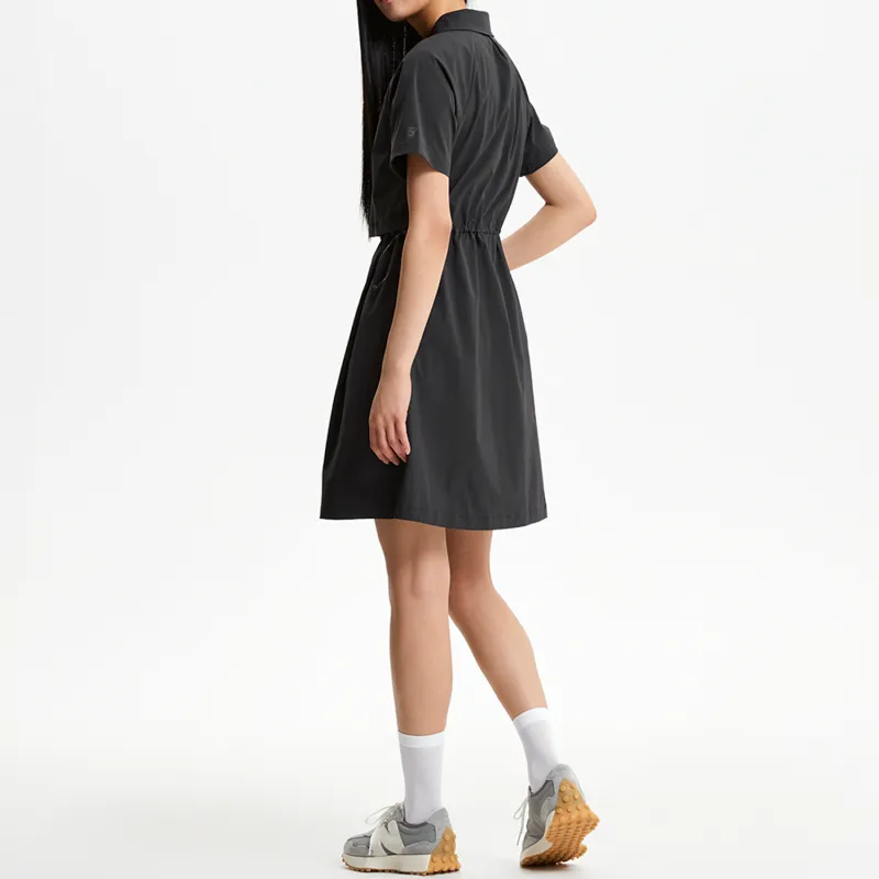 New Balance WOMENFROZEN Short Sleeved Dress Women's Black-4