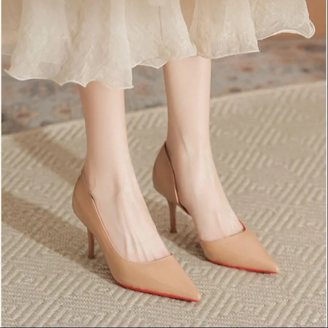 HKCP Slim Heel High Heels 7cm Women's-4
