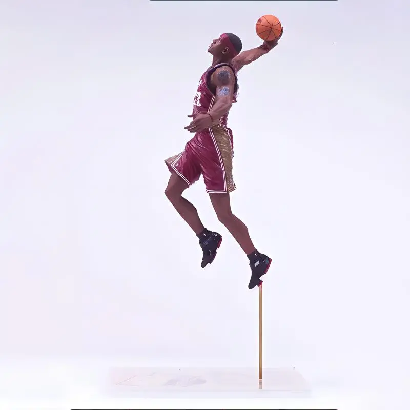 McFARLANE LeBron James Maikfan NBA Collection 7 Tackler Dunk Scale Figures 15.2cm-1