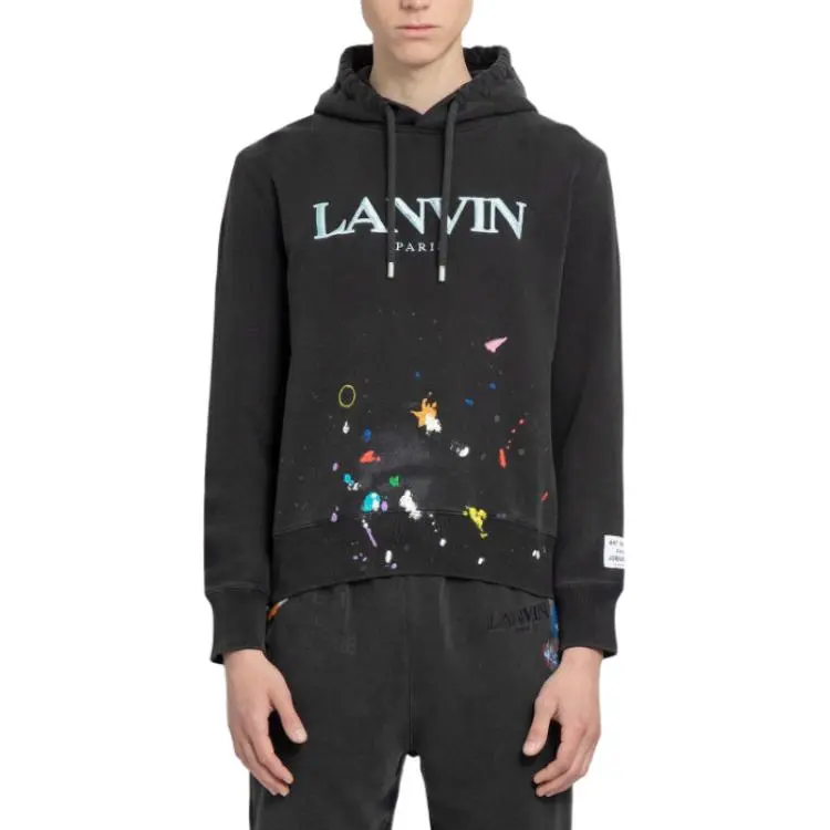 Lanvin Sweatshirts Men Black-2