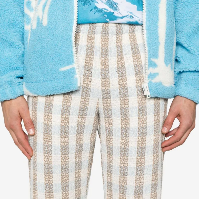 Blue Sky Inn Checked Bouclé Trousers-4