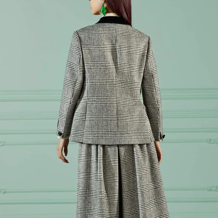 GUCCI Prince Of Wales Check Jacket-2