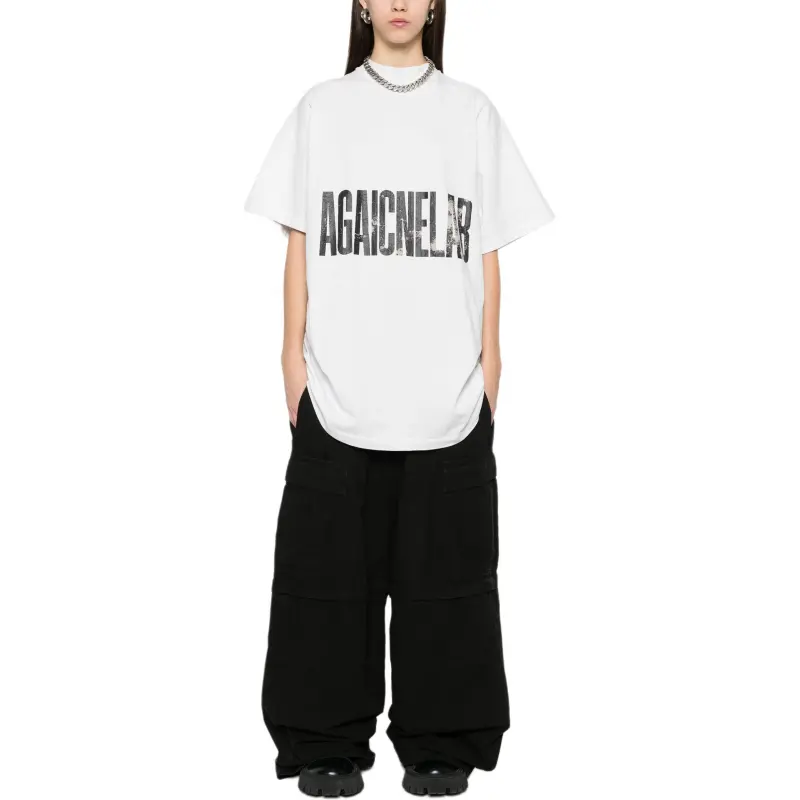 Balenciaga Logo Printed Sleeveless Shirt-1