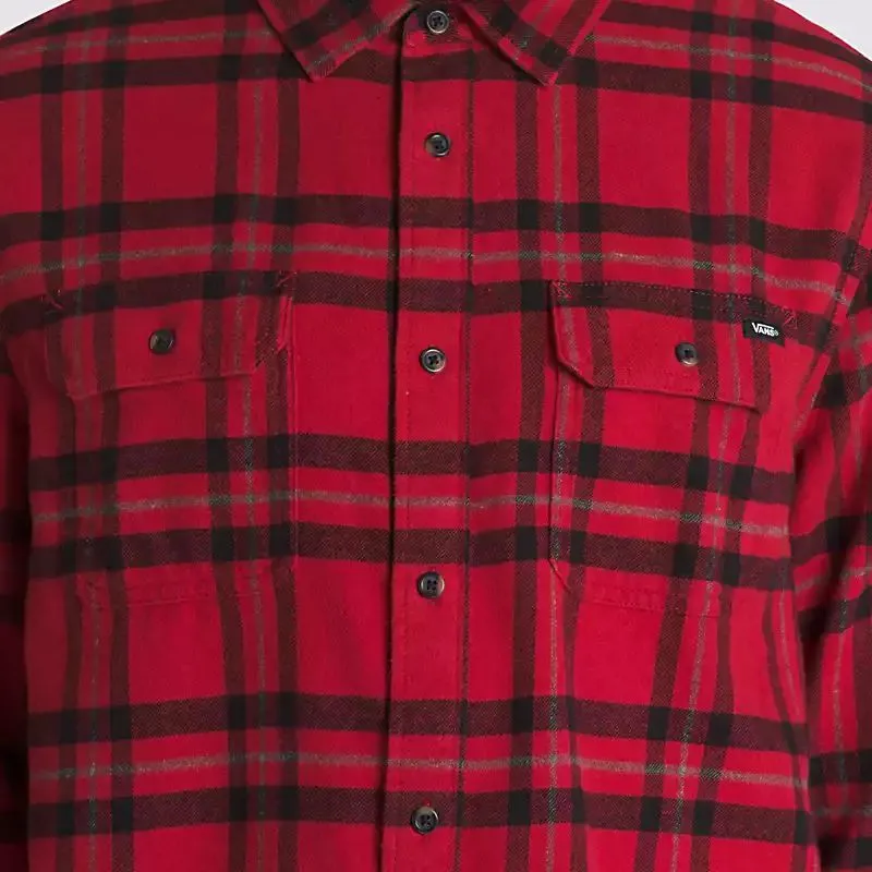 Vans Westminster Shirts Men Red-5