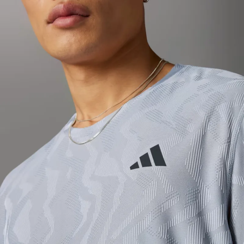 Adidas Free Shipping With AdiClub Ultimate Engineered Running Tee-4