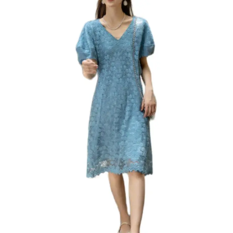 【dme】 Short Sleeved Dress Women's-1