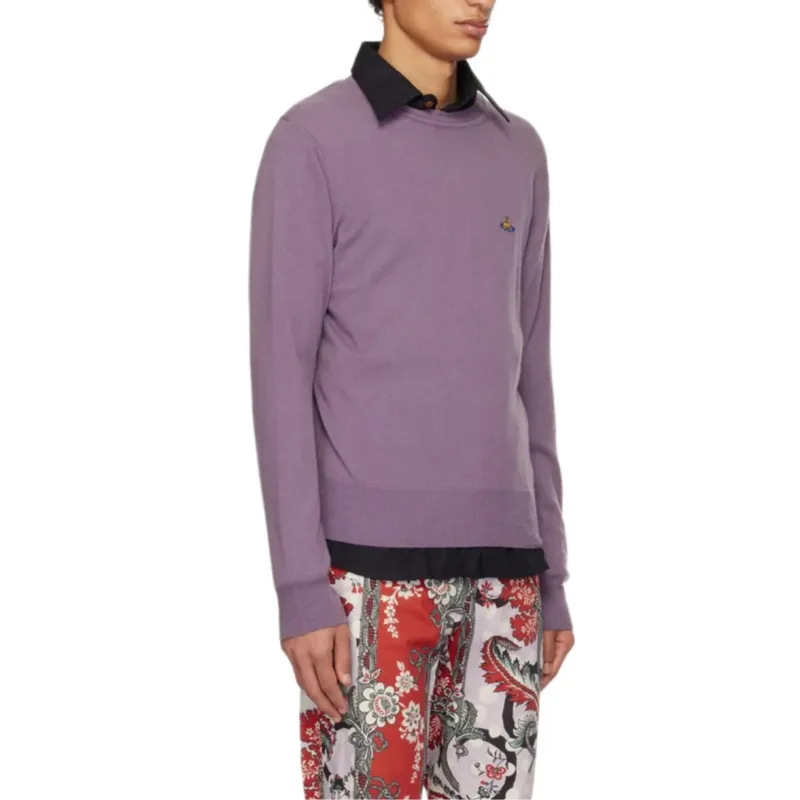 Vivienne Westwood Sweaters Men Purple-4
