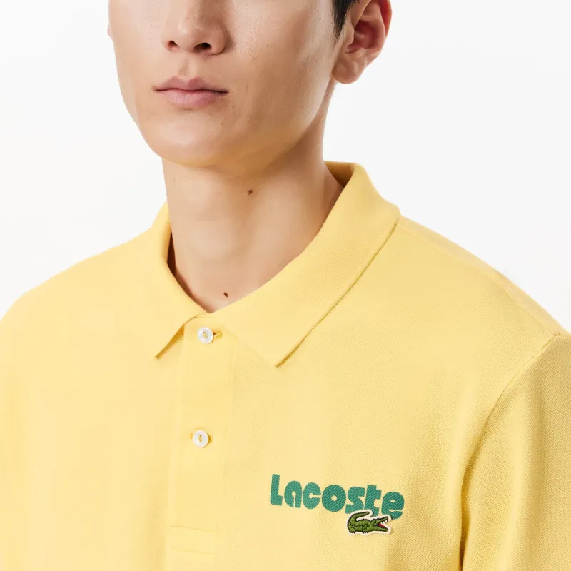 LACOSTE Polo Shirt Men's Corn Yellow-3
