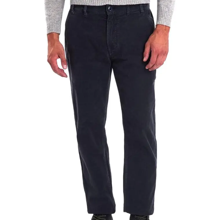 BARBOUR Hose Neuston Stretch Cord Casual Pants Men's Marine Blue-4