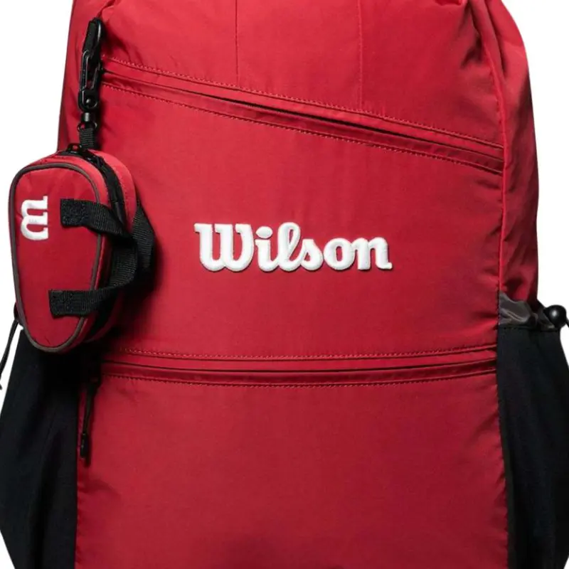 Wilson Tennis Racket Bags Polyester, Polyurethane Unisex 52.5*28*14cm Red-3