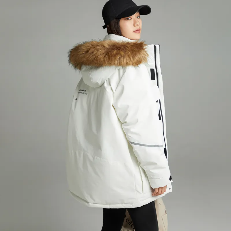 New Balance Down Jacket Unisex White-4