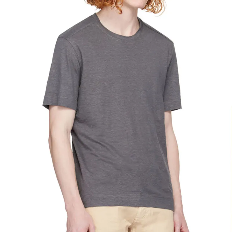 Ermenegildo Zegna T Shirts Men Gray-3