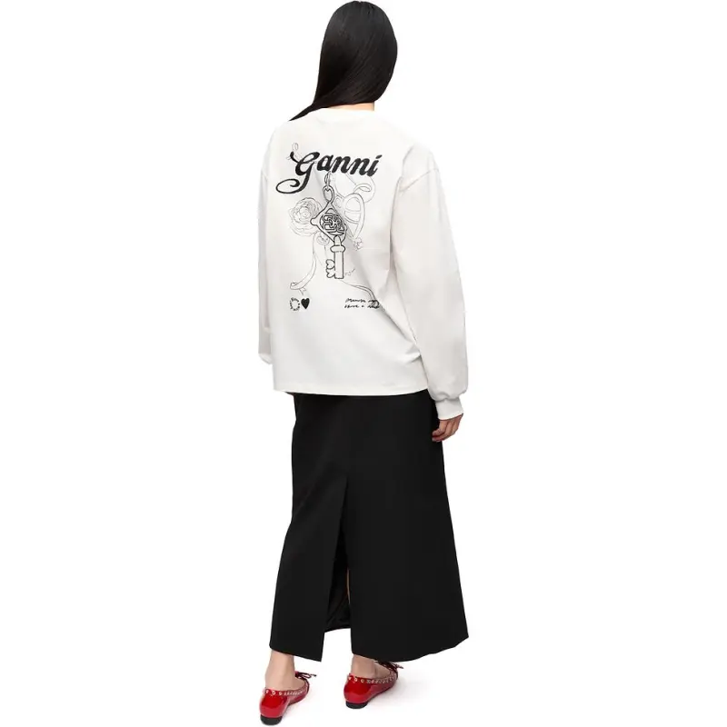 GANNI Graphic print Sweatshirt-3