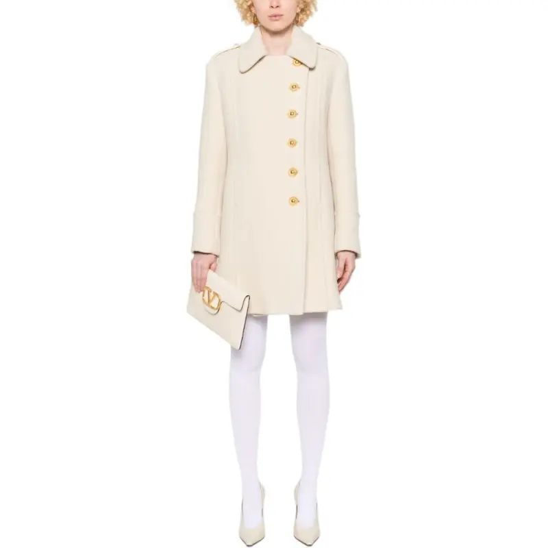 TOM FORD Button Detailed High Neck Jacket-1