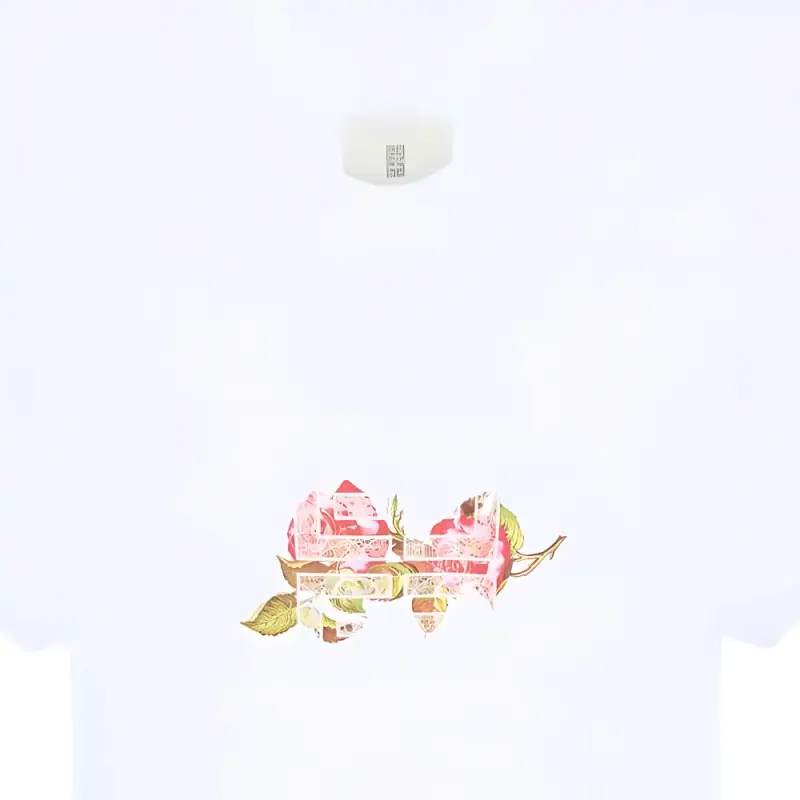 Givenchy 4G Lace Cotton T shirt-4