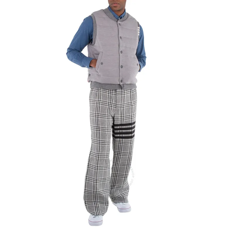 THOM BROWNE Padded design Button down Gilet-5