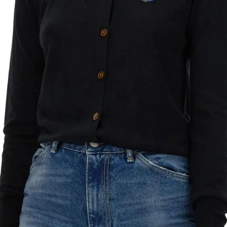Vivienne Westwood Logo Embroidered Knitted Cardigan-4