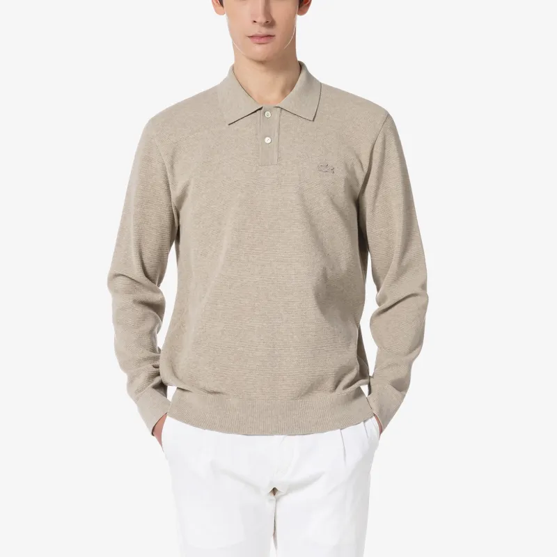 LACOSTE Polo Shirts Men Khaki-1