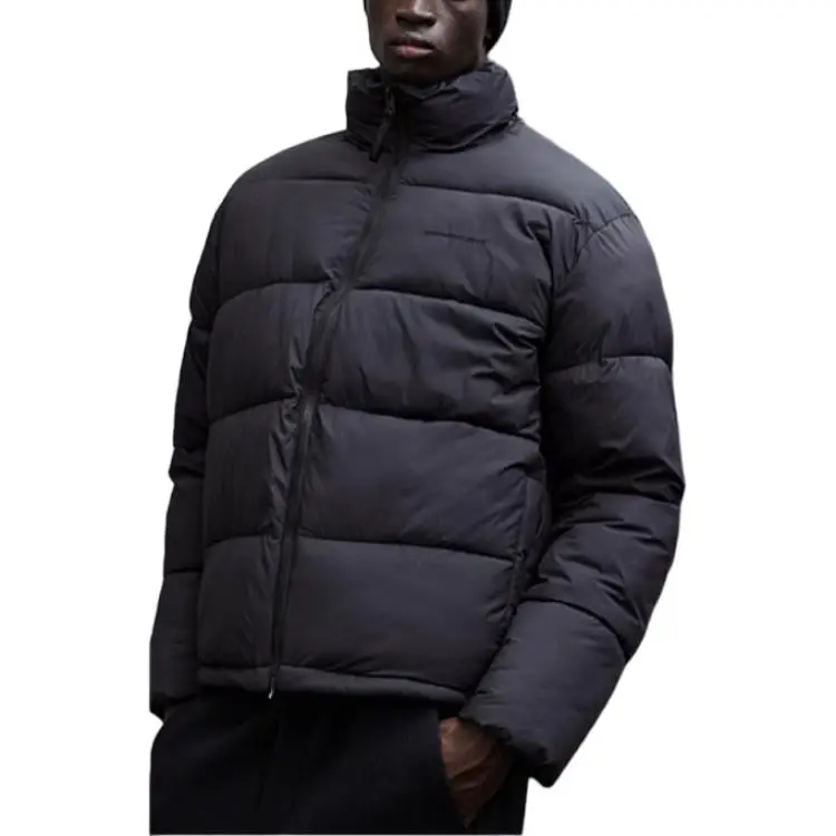 H&M Puffer Jackets Men Black-4