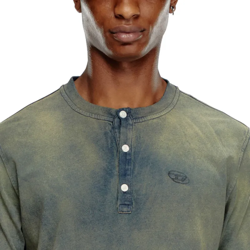 DIESEL T Shirt Men's Medium Blue-4