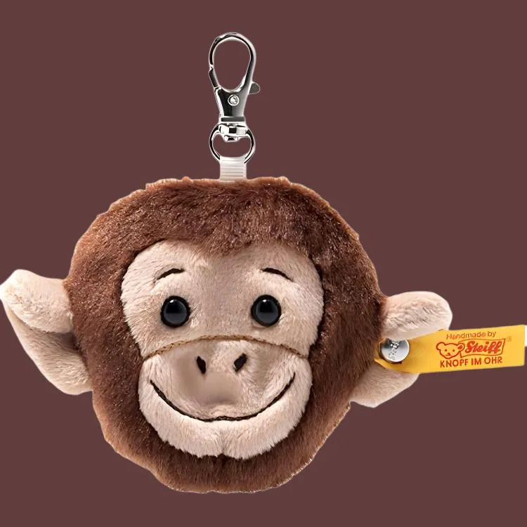 Steiff Animal Steff Monkey Brown Dolls Plush Doll 7cm High-3