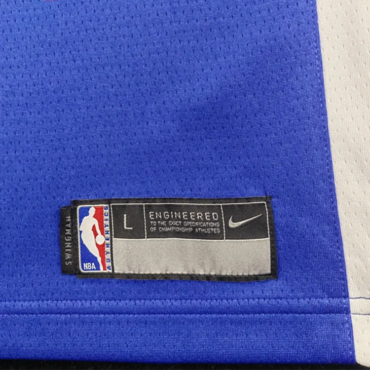 Nike x NBA Golden State Warriors Basketball Jersey Men's Blue-2