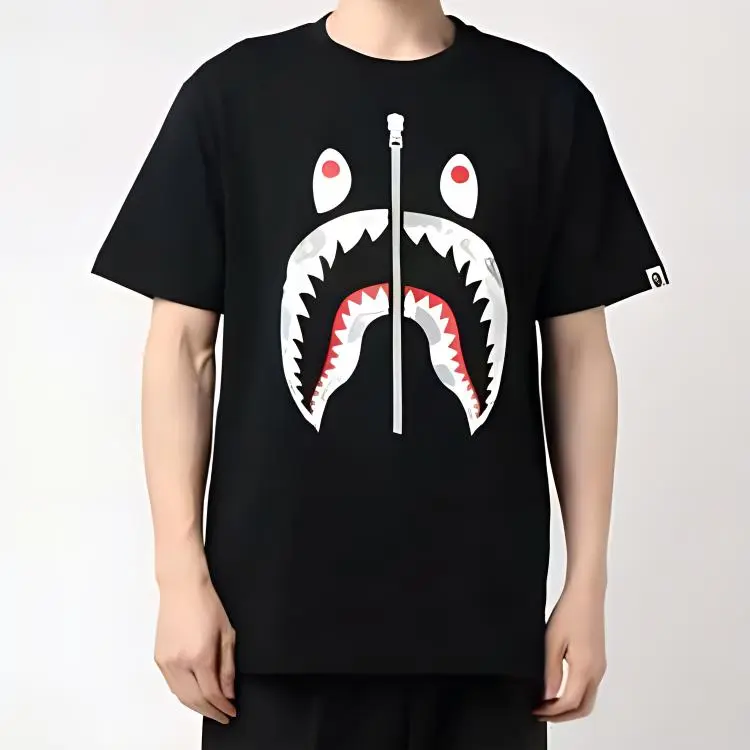 A BATHING APE Shark Series T Shirt Unisex-1