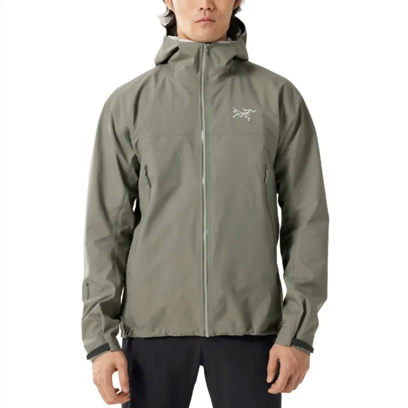 Arcteryx BETA Waterproof, Windproof, UV Protection, Breathable, Abrasion Resistant Windbreaker Jacket Men's Dusty Green-1