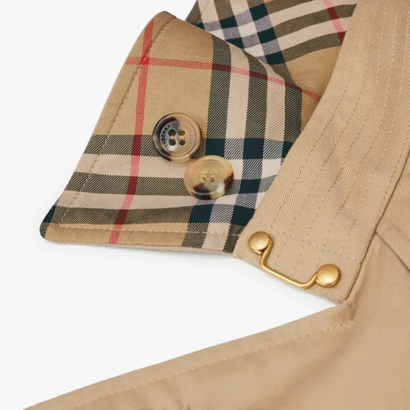 Burberry Short Kensington Heritage Cotton Trench Coat-7