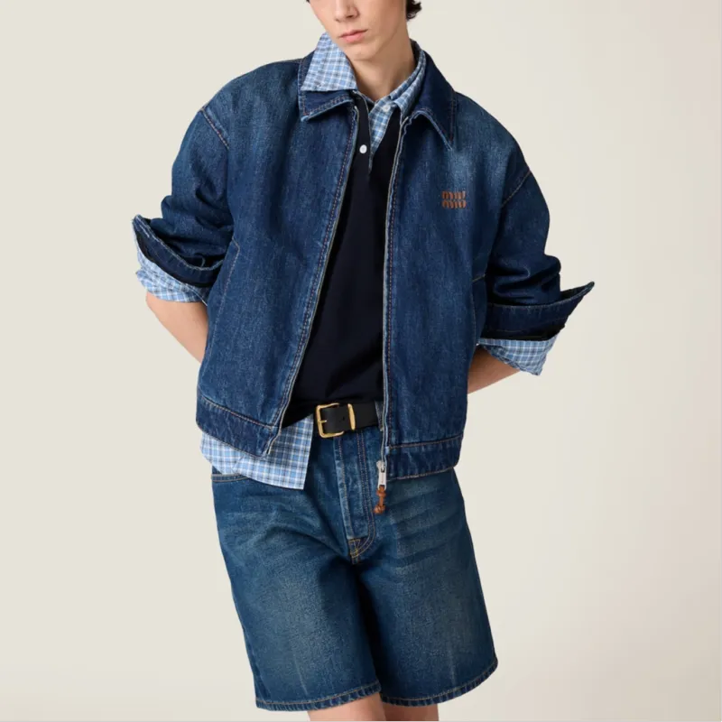 MIU MIU Denim Trucker Jacket-2