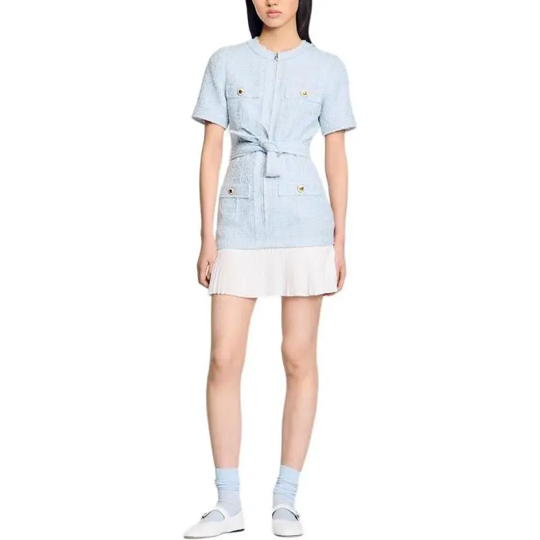 Sandro Tweed Mini Dress-2