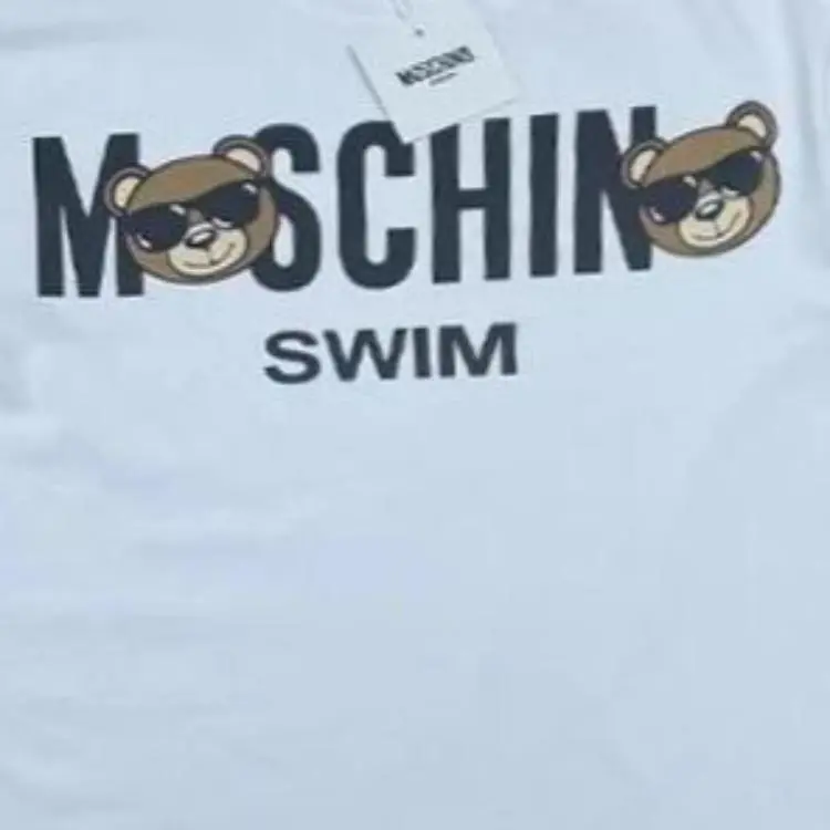MOSCHINO T Shirt Unisex Sunglasses Bear White-3