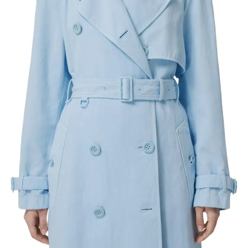 Burberry SS22 Trench Coat Women's Blue-4