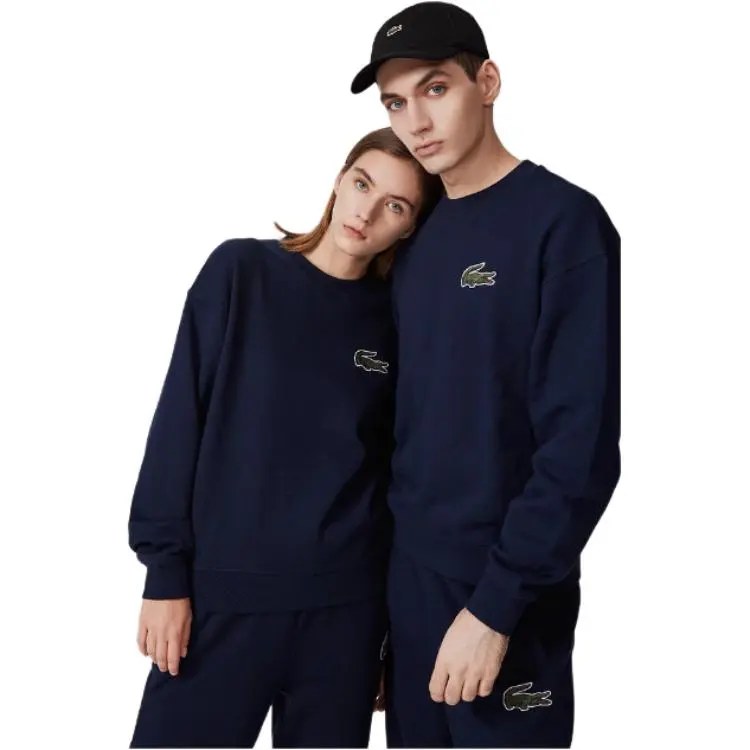 LACOSTE Sweatshirts Unisex Navy Blue-2