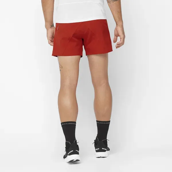 SALOMON Cross 5 Casual Shorts Men's Red-2