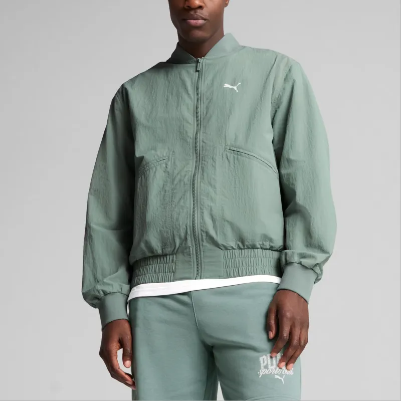 PUMA Jackets Men Green/30-2